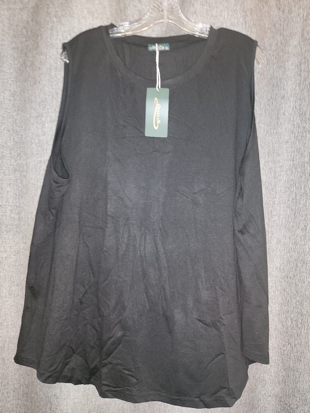 Black Sleeveless Women's Top